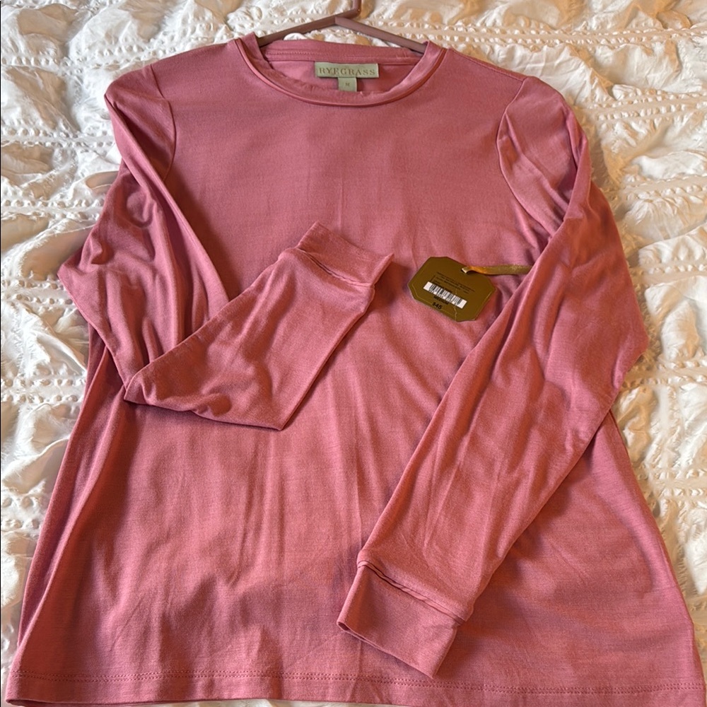 Pink Long Sleeve Top
